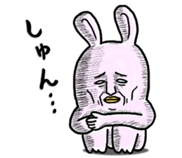 "YUJI" of rabbit sticker #4289630