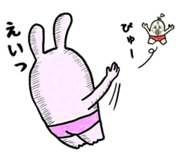 "YUJI" of rabbit sticker #4289646
