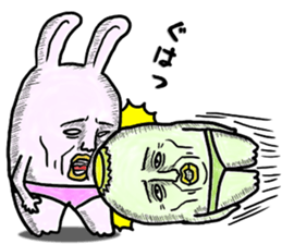 "YUJI" of rabbit sticker #4289648