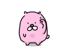 Pink moffy sticker #4289864