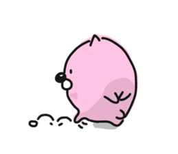 Pink moffy sticker #4289865