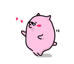 Pink moffy sticker #4289867