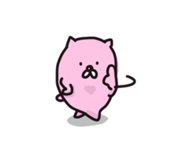 Pink moffy sticker #4289871