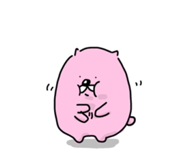 Pink moffy sticker #4289883