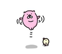 Pink moffy sticker #4289884