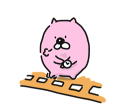 Pink moffy sticker #4289885