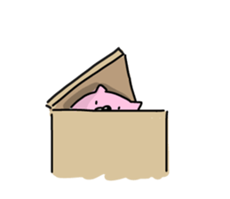 Pink moffy sticker #4289888