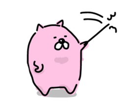 Pink moffy sticker #4289894