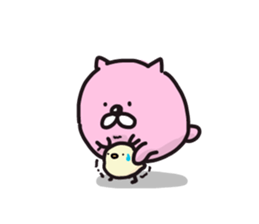 Pink moffy sticker #4289897