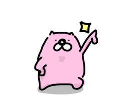 Pink moffy sticker #4289900