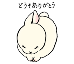 Baby rabbits sticker #4290068