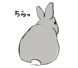 Baby rabbits sticker #4290082