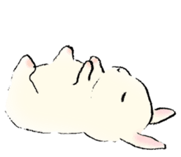 Baby rabbits sticker #4290091