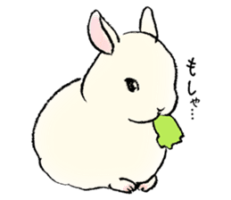 Baby rabbits sticker #4290097