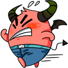 He is a Cute Devil DEVWY sticker #4290711