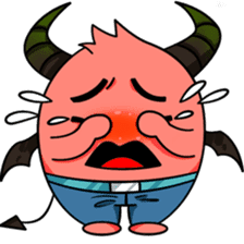 He is a Cute Devil DEVWY sticker #4290721