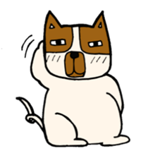 dog,cat sticker #4291597