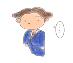 comical salaryman sticker #4291711