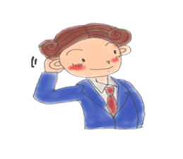 comical salaryman sticker #4291713