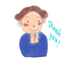 comical salaryman sticker #4291715