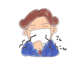 comical salaryman sticker #4291718