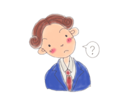 comical salaryman sticker #4291720