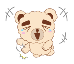 Eyebrows bear siblings sticker #4291775