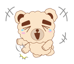 Eyebrows bear siblings sticker #4291775