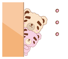 Eyebrows bear siblings sticker #4291778