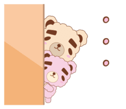 Eyebrows bear siblings sticker #4291778