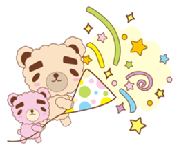 Eyebrows bear siblings sticker #4291783
