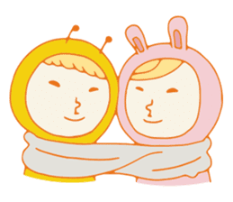 Bee & Bunny sticker #4291834