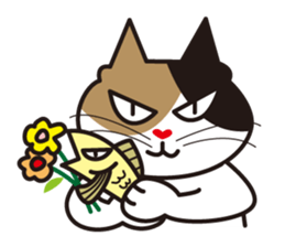 Cat & Fish sticker #4292347