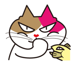 Cat & Fish sticker #4292359