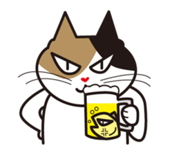 Cat & Fish sticker #4292369