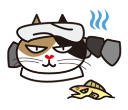 Cat & Fish sticker #4292380