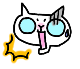 White cat NEKOTA sticker #4292668