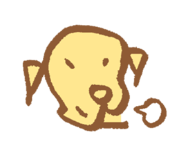 waiting dog sticker #4292826