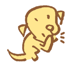 waiting dog sticker #4292831