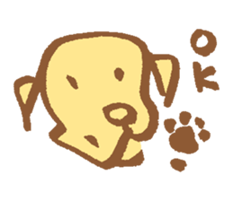 waiting dog sticker #4292832