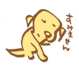 waiting dog sticker #4292835