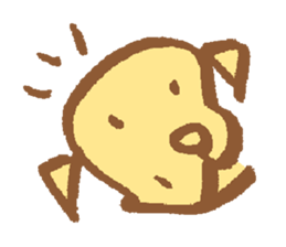 waiting dog sticker #4292836