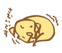 waiting dog sticker #4292844