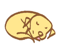 waiting dog sticker #4292856