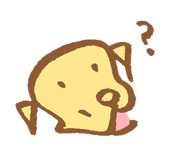 waiting dog sticker #4292858