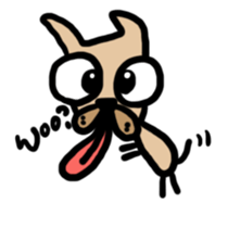 Neighbor's Chihuahua sticker #4292984