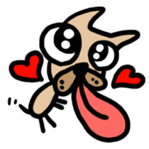 Neighbor's Chihuahua sticker #4292995