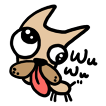 Neighbor's Chihuahua sticker #4293005