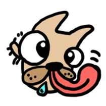 Neighbor's Chihuahua sticker #4293008