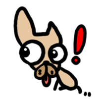 Neighbor's Chihuahua sticker #4293012